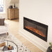 Touchstone - The Sideline 50" Recessed Electric Fireplace -80004- Lifestyle Side View Electric Fireplace