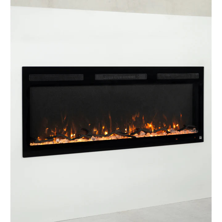 Touchstone Sideline Fury 65'' Smart Electric Fireplace- sideview