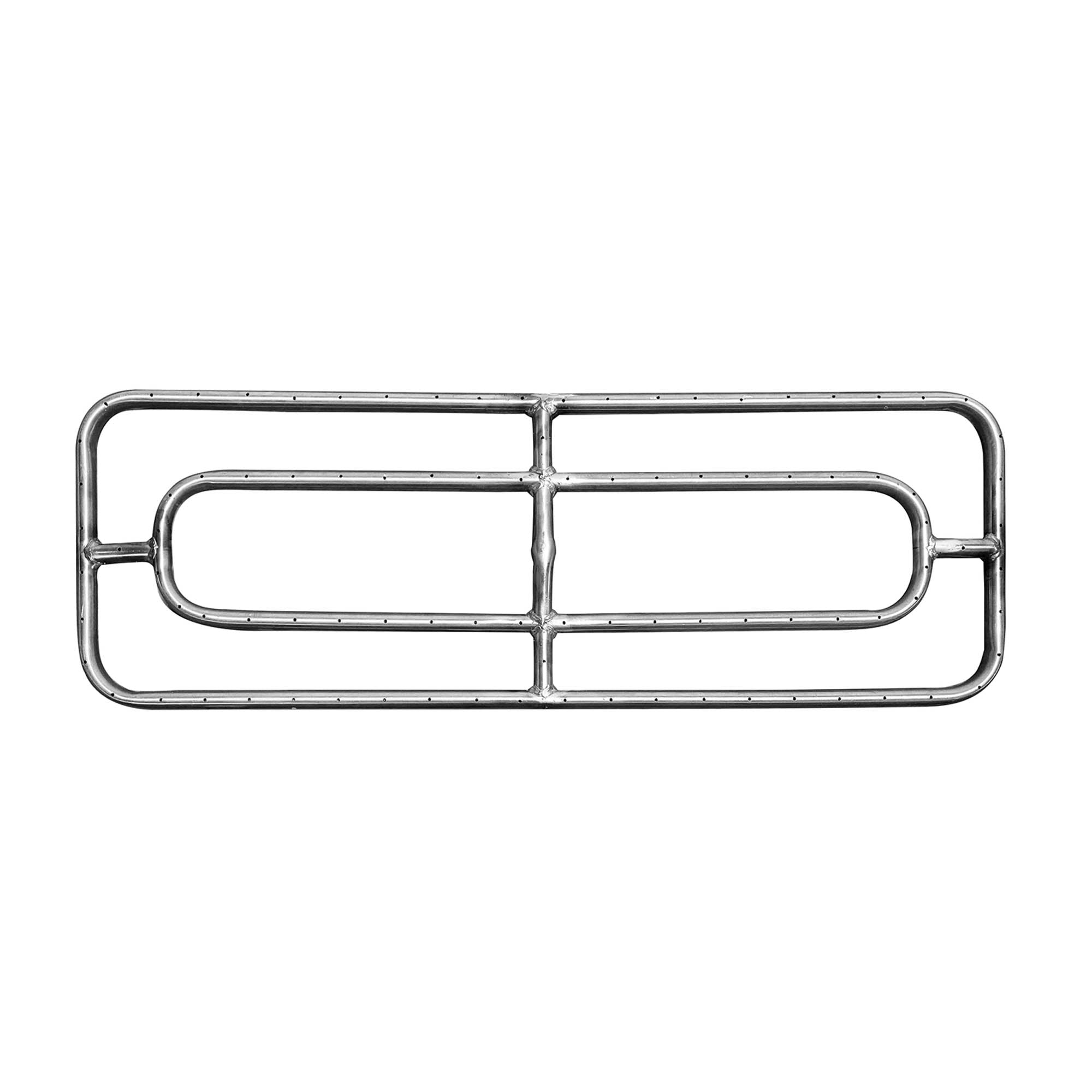 The Outdoor Plus Double Rectangle Burner - Stainless Steel