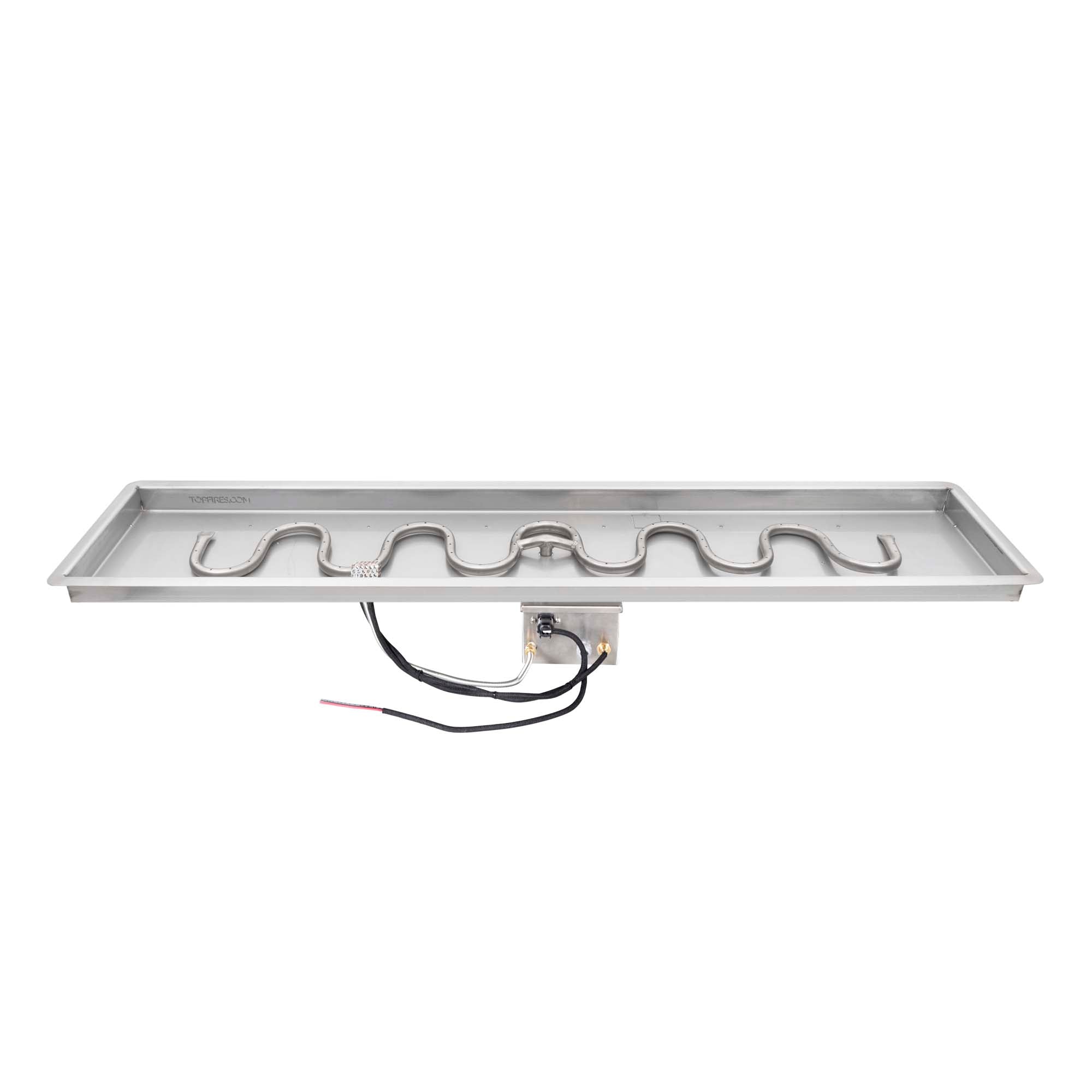 The Outdoor Plus Rectangular Drop In Pan with Switchback Stainless Steel Burner