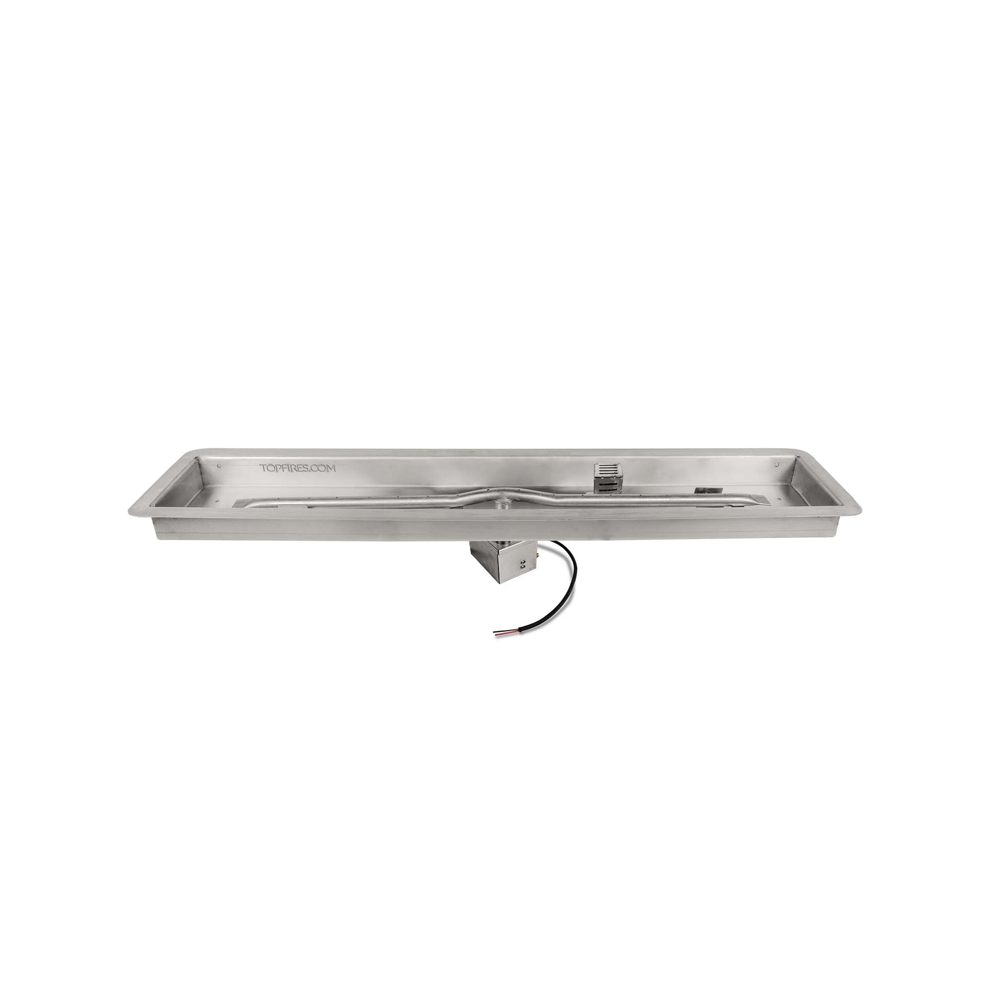 The Outdoor Plus Rectangular Drop-in Pan with Linear Stainless Steel Burner