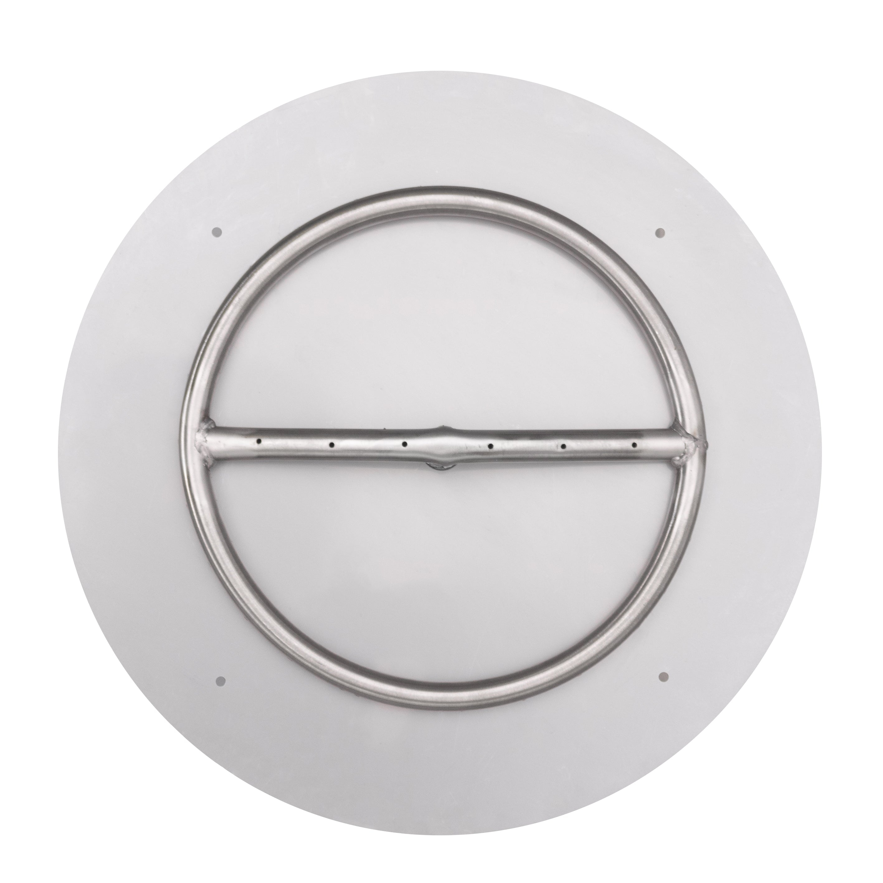 The Outdoor Plus Round Flat Pan with Stainless Steel Round Burner