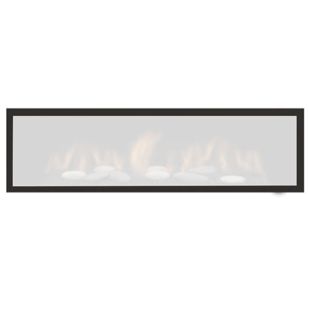 Sierra Flame Bennett Clean Face Black Surround with Safety Barrier