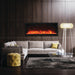Remii by Amantii - Extra Tall XT Series Built-in Electric Fireplace with Black Steel Surround - Lifestyle Living Room